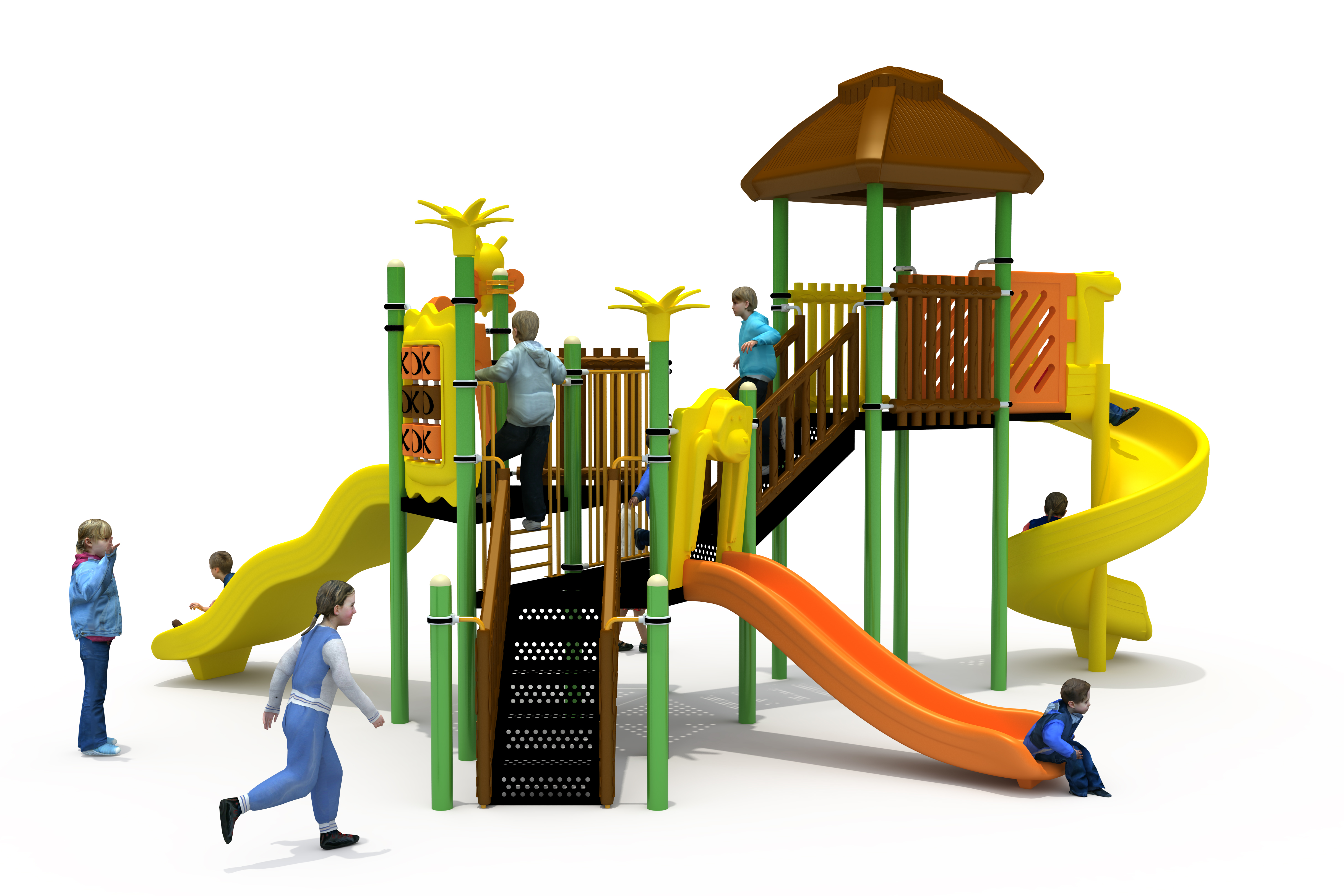 Orman Temalı Oyun Grubu C-300 PRK-304 | Temalı Metal Oyun Grupları | Erse Kent Mobilyaları